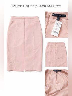 White House Black Market Dusty Blush Pencil Skirt nwt